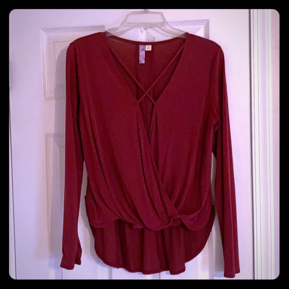 Magenta Dressy/Night out Top